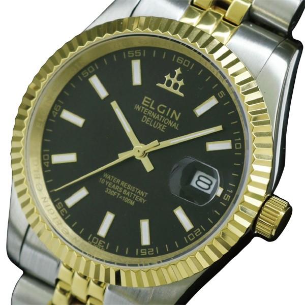 ELGIN エルジン クォーツ 腕時計 FK1422TG-B :FK1422TG-B:びっくり！house - 通販 - Yahoo!ショッピング