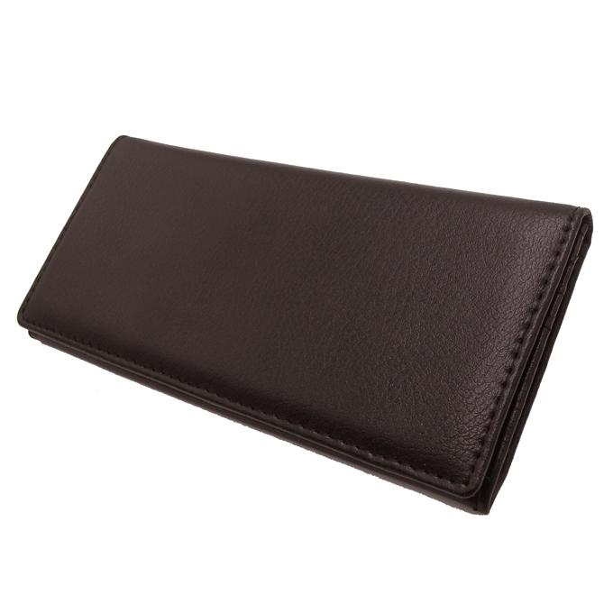 長財布 財布 メンズ 本革 レザー 小銭入れ カード11枚 ダークブラウン