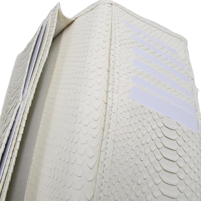 白蛇 錦ヘビ 無双 長財布 さいふ サイフ 錦蛇革使用 日本製 メンズ