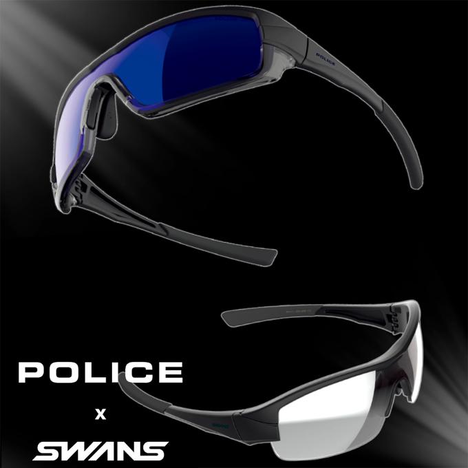 POLICE（ポリス） 2026年モデル POLICE×SWANS 偏光サングラス SPLT75J