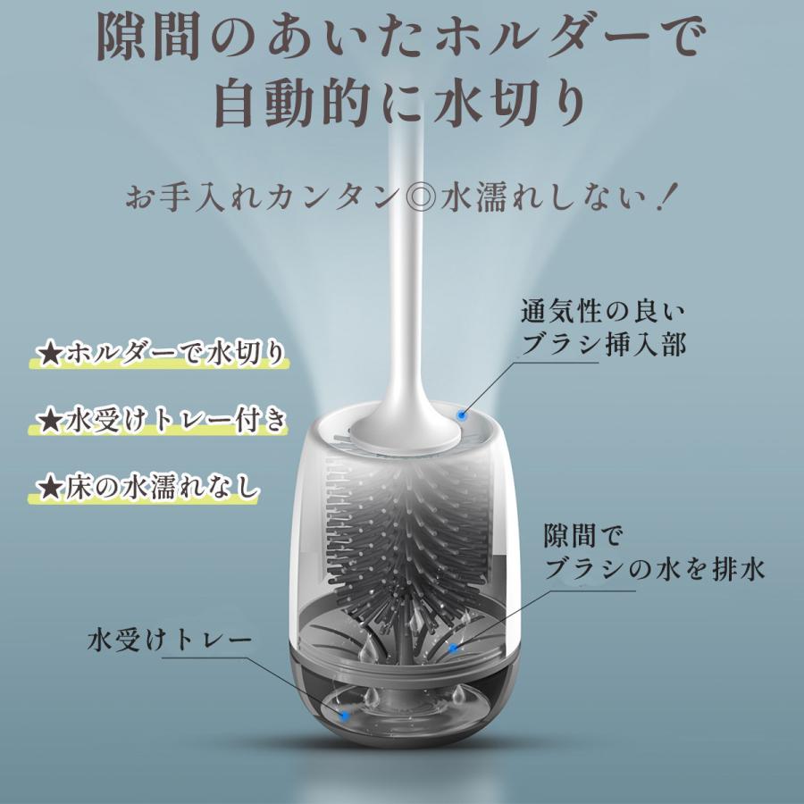 国内在庫 トイレブラシ おしゃれ 収納 ポット一体型 シリコン トイレ掃除用品 スリム 柔らかい壁掛け式 掃除ブラシ 収納ケース付き コンパクト Tpr材質 Aynaelda Com