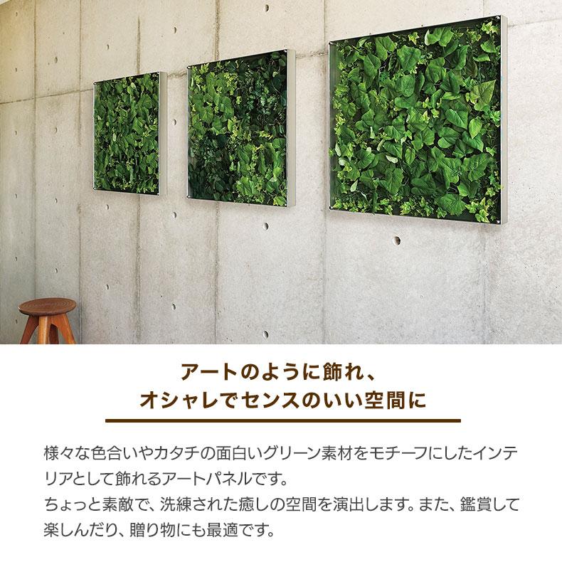 フェイクグリーン ウォール グリーン 40X40cm 2種の画像