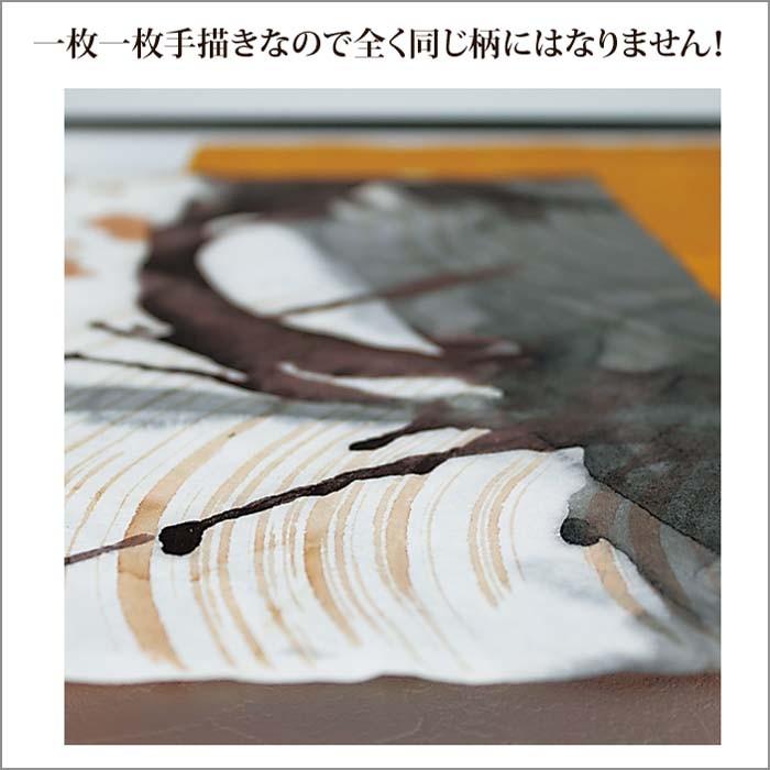 和紙 アート作品 墨と金彩の躍動。海外からご依頼いただいた特注和紙アートパネル