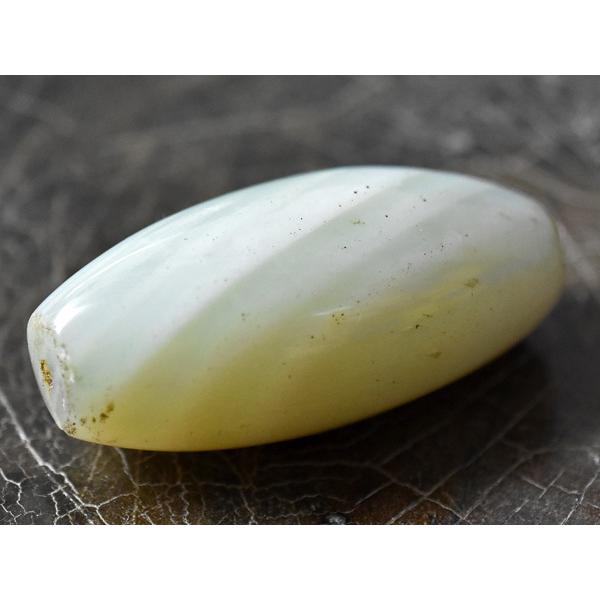 ●わくわく とんぼ玉★ANTIQUE白い縞瑪瑙楕円型特大玉A 瑪瑙 蜻蛉玉【2108】【送料無料】【CB20036A】