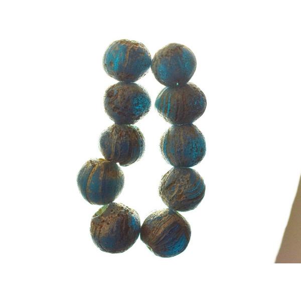 半額SALE／＼半額SALE／○わくわく とんぼ玉☆ジャワ島出土 ほぼ銀化
