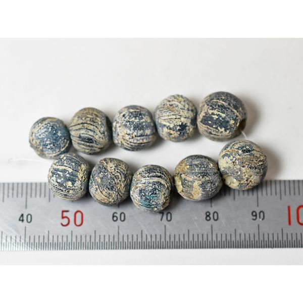 半額SALE／＼半額SALE／○わくわく とんぼ玉☆ジャワ島出土 ほぼ銀化