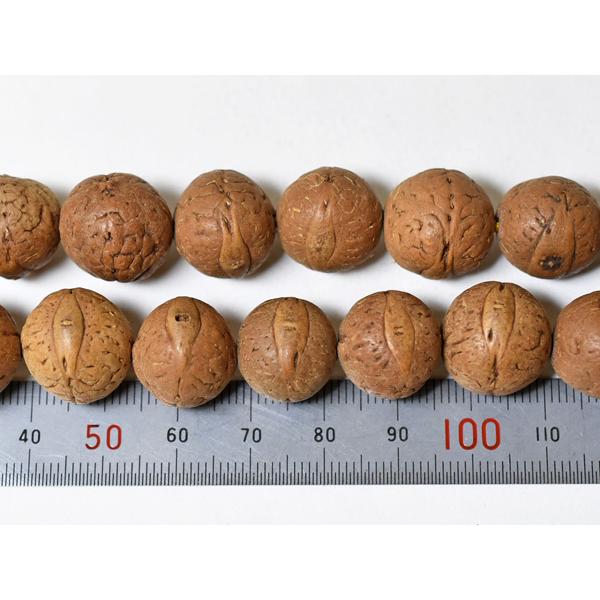 ●わくわく とんぼ玉★ネパール鳳眼菩提樹ビーズ一連ロングA(Φ14〜16mm) 菩提樹 蜻蛉玉【送料無料】【2305】【QB20038A】_5