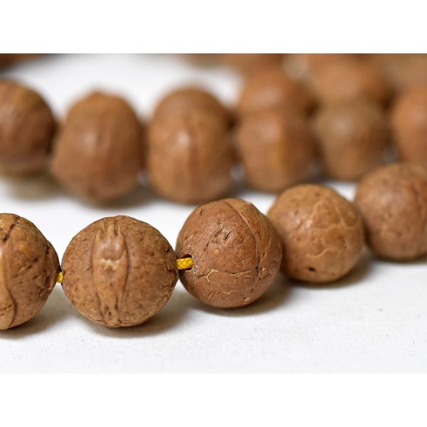 ●わくわく とんぼ玉★ネパール鳳眼菩提樹ビーズ一連ロングA(Φ14〜16mm) 菩提樹 蜻蛉玉【送料無料】【2305】【QB20038A】_6