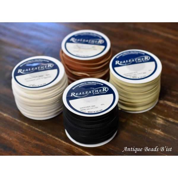 ●わくわく とんぼ玉★ディアスキン 鹿革紐（裏起毛） ブラウン 30m 幅約5mm