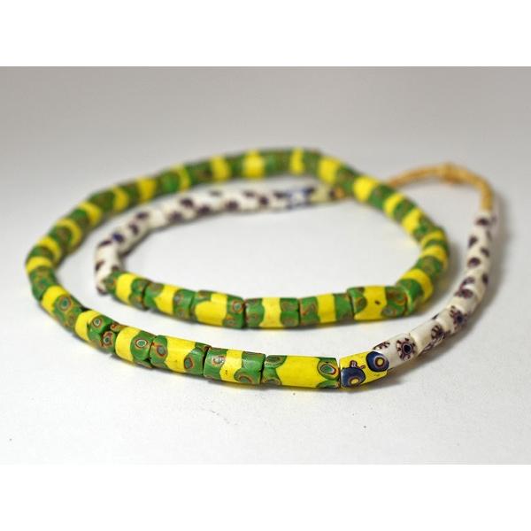 ●わくわく とんぼ玉★ANTIQUEヴェネチアミルフィオリ小粒ビーズ一連1トンボ玉 蜻蛉玉