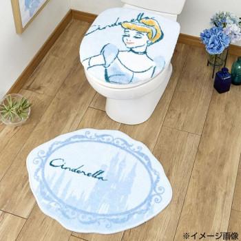 日本未発売 取寄 トイレ2点セット 洗浄 暖房便座用フタカバー トイレマット ディズニー シンデレラ Sb 559 D Riosmauricio Com