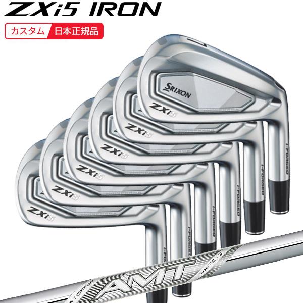 スリクソン ZXi5 アイアン #5-PW 6本AMT WHITE S200