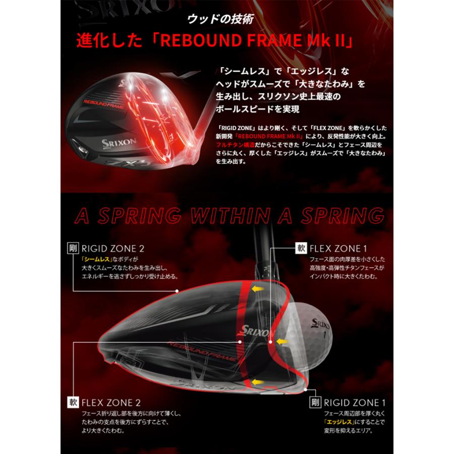 (特注 納期2-6週) (レフティ) ダンロップ スリクソン ZX5 Mk2 ドライバー ディアマナPD  シャフト ゴルフクラブ 2023年モデル (日本正規品)｜b-kenkougolf｜04