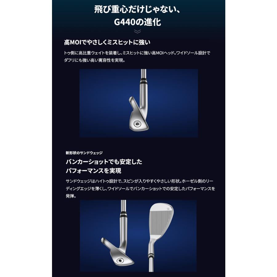 PING (特注 納期3-6週)ピンゴルフ G440 アイアンセット(5本 #6-9