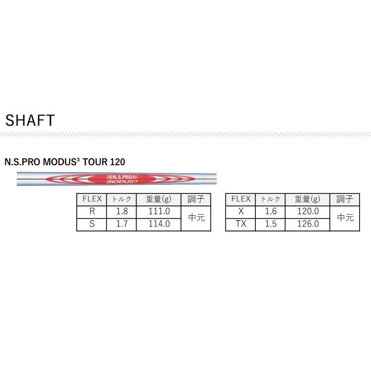 (特注 納期3-6週) ヤマハ RMX VD/M アイアンセット(6本 #5-Pw) N.S.PROモーダス ツアー120 シャフト 2023年モデル(日本正規品)｜b-kenkougolf｜07