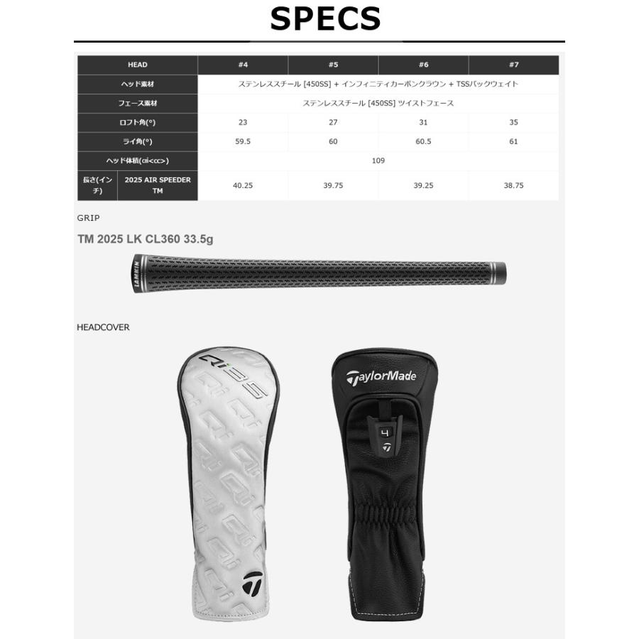 Qi35 (特注 納期2-7週) テーラーメイド Qi35MAX LITE レスキュー