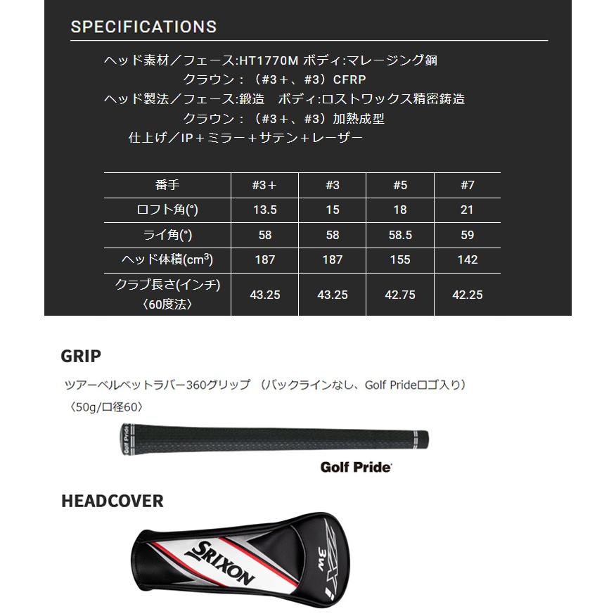 Srixon ZX 　5W ベンタスブラック6S ZX（スリクソン） (特注 納期2-4週) ダンロップ スリクソン ZXi