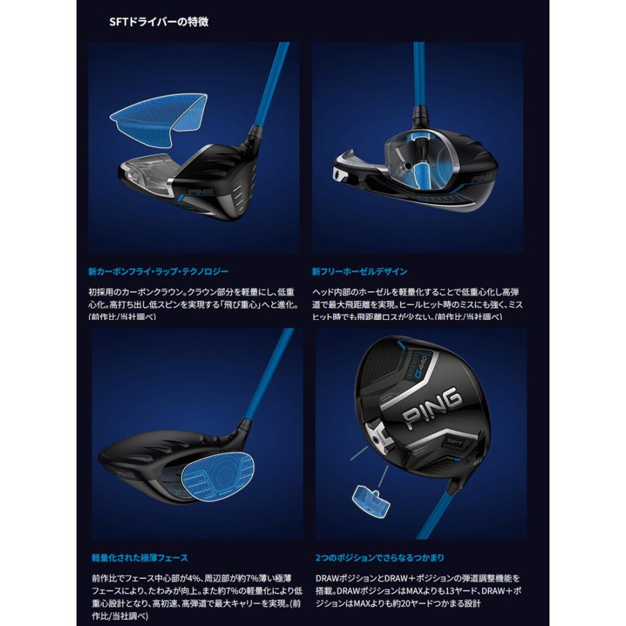 未使用☆PING G440 ドライバー用シャフト ALTA JCB BLUE 硬さS☆日本