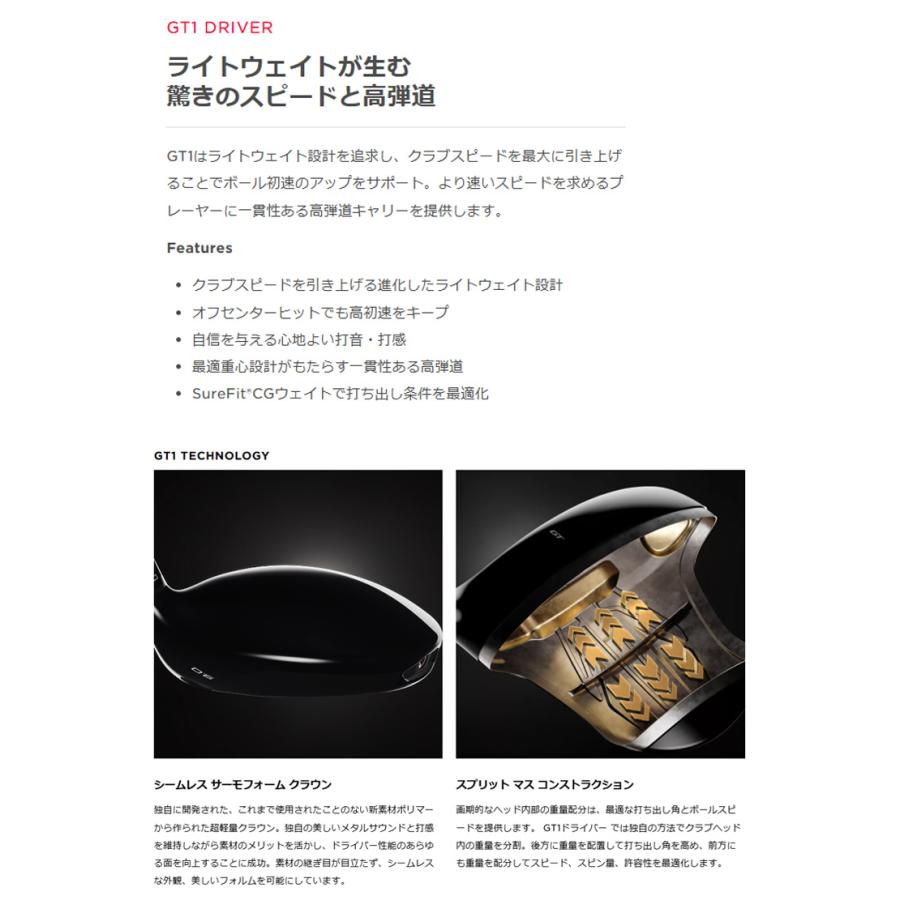 GT（Titleist） タイトリスト(titleist) GT1 ドライバー エア