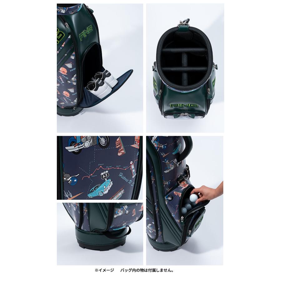 【美品】PING キャディバック PING ピン CB-U2502 SOFT PU 38298 リニューアル キャディバッグ