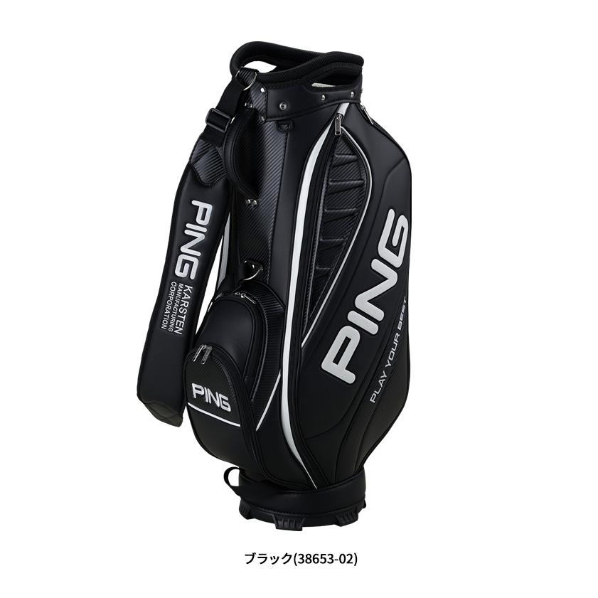 PING KARSTEN ゴルフバッグ ブラック PING Karsten Staff Bag 6-Way-Top Black/White Tour Bag | eBay