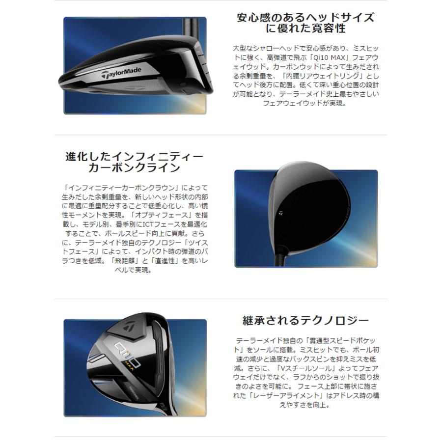 テーラーメイド(TaylorMade) Qi10 MAX ウィメンズ フェアウェイウッド ELDIO TM40 シャフト レディース 2024年モデル (日本正規品)｜b-kenkougolf｜05