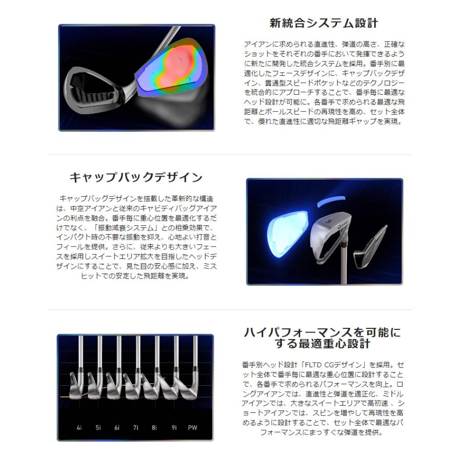 テーラーメイド(TaylorMade) Qi ウィメンズ アイアン単品(#6,Aw) ELDIO TM40 シャフト レディース 2024年モデル(日本正規品)｜b-kenkougolf｜05