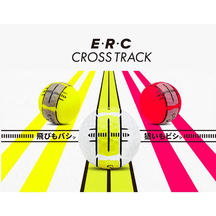 【新品未使用】★２ダースセット★E・R・C CROSS TRACK　ゴルフボール Callaway（キャロウェイ） 【2ダースセット】キャロウェイゴルフ