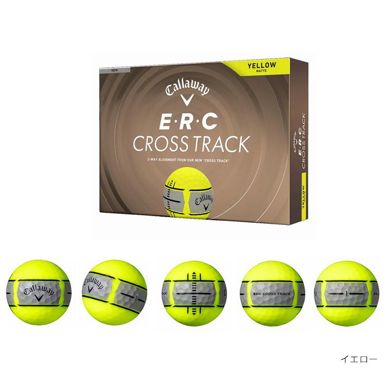 【新品未使用】★２ダースセット★E・R・C CROSS TRACK　ゴルフボール Callaway（キャロウェイ） 【2ダースセット】キャロウェイゴルフ