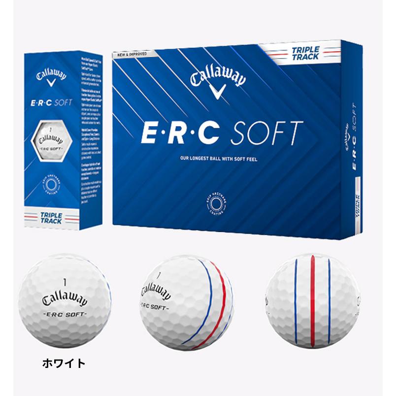 Callaway E•R•C SOFT ゴルフボール 12個入り2ダースセット Callaway（キャロウェイ） 【2ダースセット】キャロウェイ E・R・C
