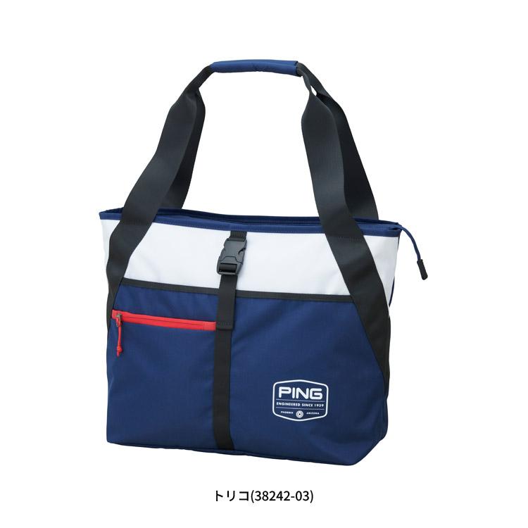 ＜値下げ＞PING トートバッグ ネイビー/ホワイト　GB-N2502 PING（ピン） 【限定カラーあり!】ピンゴルフ NATIVE LIGHT TOTE