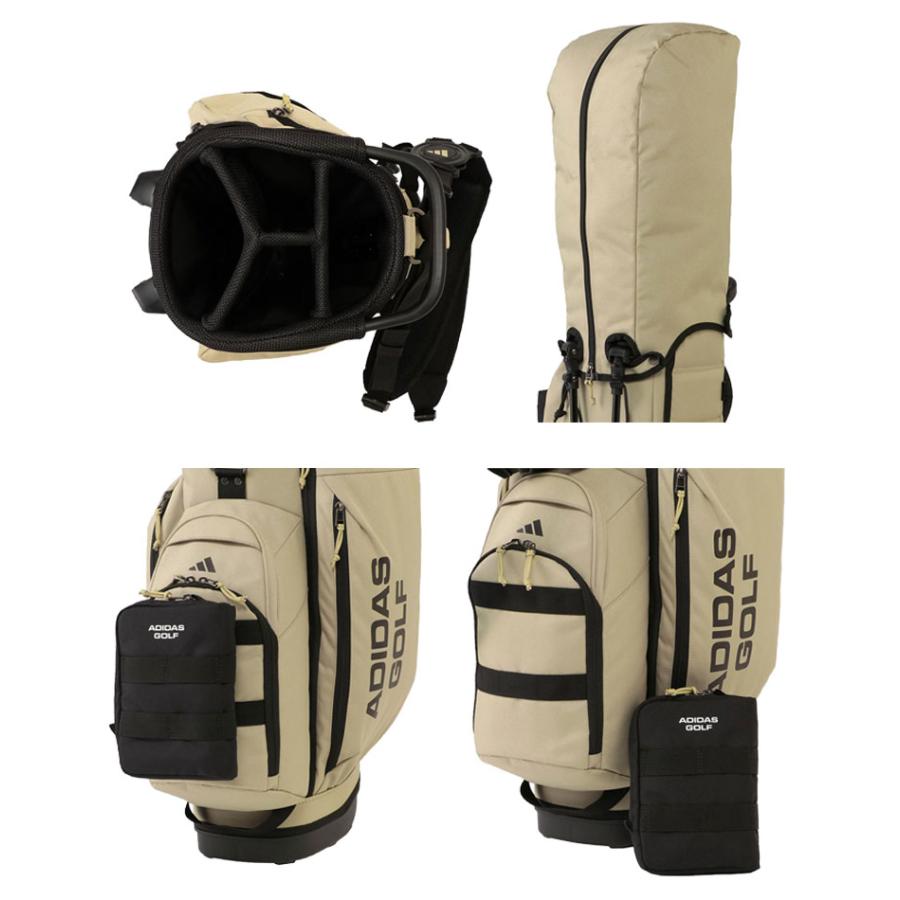 adidas アディダス スタンド式 キャディバッグ ゴルフバッグ 9型 adidas（アディダス） ゴルフ(adidasGOLF) デタッチャブルポケット付き