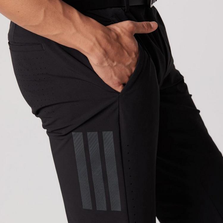 アディダスゴルフメンズ 中綿入り ブラック ゴルフパンツ 79暖パン adidas（アディダス） (クリアランス) ゴルフ アディゼロ EX-Stretch