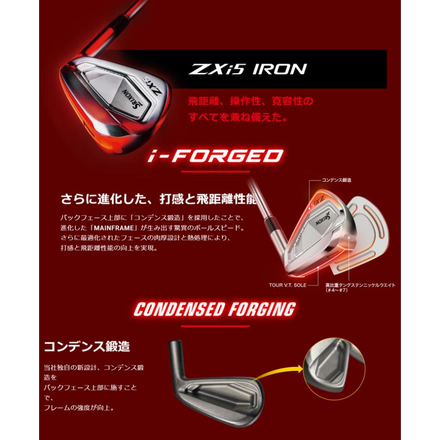 スリクソン ZXi5 アイアンセット 5-9 Pレフティ ZX（スリクソン） (レフティ)ダンロップ(DUNLOP) スリクソン