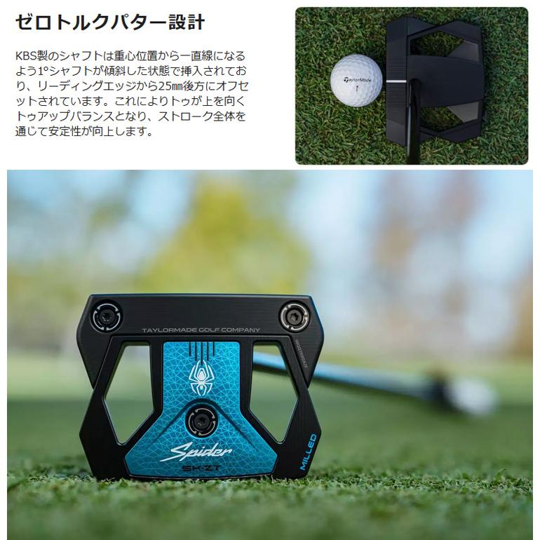TaylorMade（テーラーメイド） (レフティ) スパイダーZT ブラック