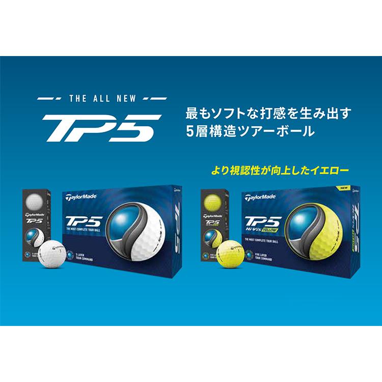 【3ダースセット】テーラーメイド TP5 ゴルフボール 3ダース(36球) 2024年モデル (日本正規品)｜b-kenkougolf｜03