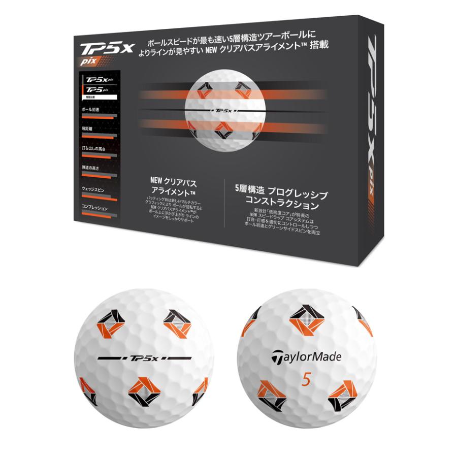 新品　TaylorMade TP5X ゴルフボール 6ダース　テーラーメイド NEW TP5x ストライプ ボール | NEW TP5x STRIPE BALL | TaylorMade