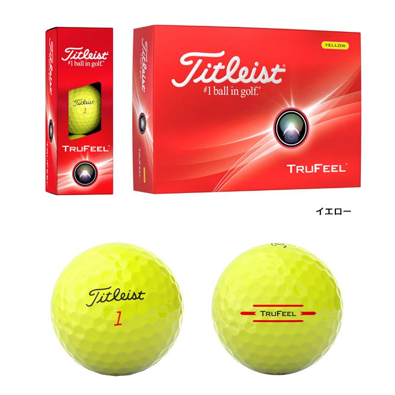 Titleist 【2ダースセット】タイトリスト トゥルーフィール Titleist 【2ダースセット】タイトリスト トゥルーフィール