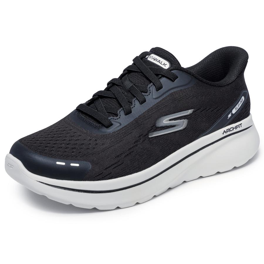 (取寄) スケッチャーズ SKJ-217075-BKW GO WALK ARCH FIT N-JOY-NOBEND (BKW)BLACK/WHITE メンズ・ユニセックスの画像