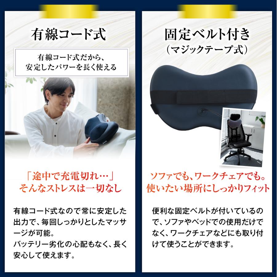 マッサージクッション 首用クッション付き HOGXIA マッサージクッション 小型 強力 マッサージ器 医療機器