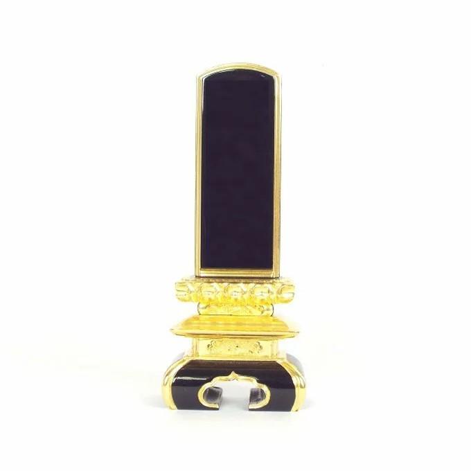 位牌 面金京中台ペンキ塗り位牌 3.5寸 総高さ約174粍 1人分文字記号代無料 冠婚葬祭、宗教用品-仏壇、仏具-位牌