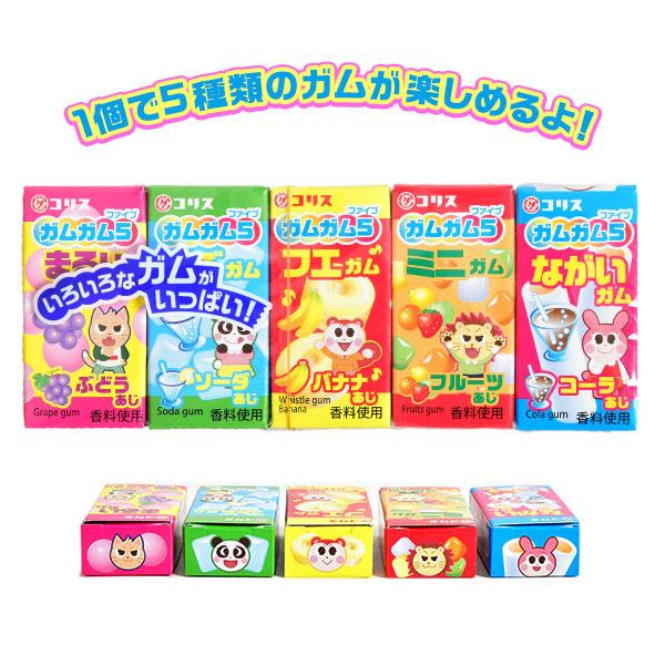 D送料無料 明治 コリス ガムガム5 ファイブ 1個 5種類 1セット ポイント 消化 B O D Web 通販 Paypayモール