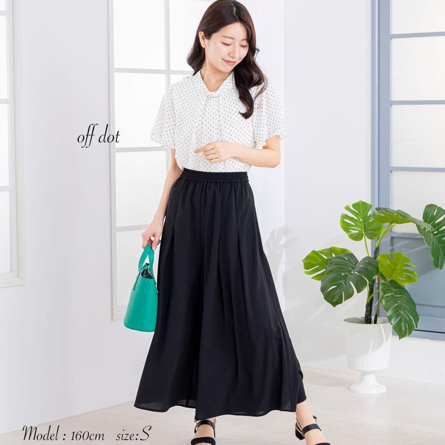 ブラウス オフィス レディース 半袖 夏ブラウス 通勤服 シフォン 