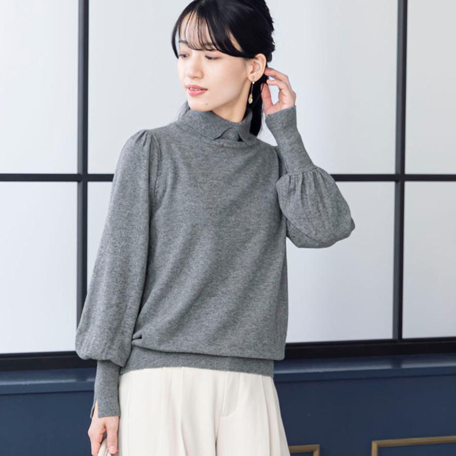 30％OFF】トップス ニット セーター タートル スタンドネック