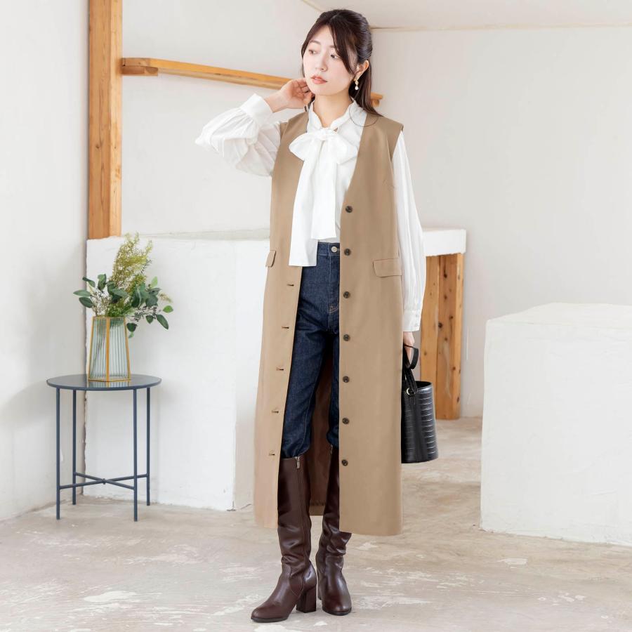 ジレ ワンピース レディース ジャンスカ ジャンパースカート ジレ