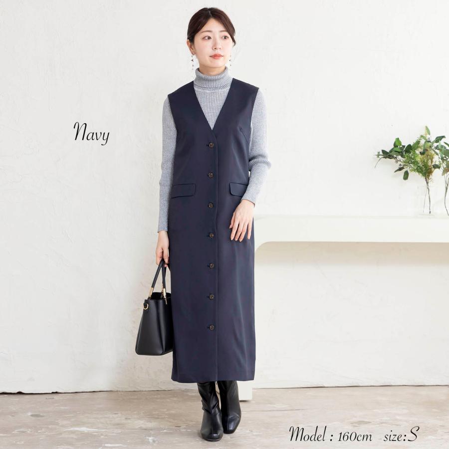 ジレ ワンピース レディース ジャンスカ ジャンパースカート