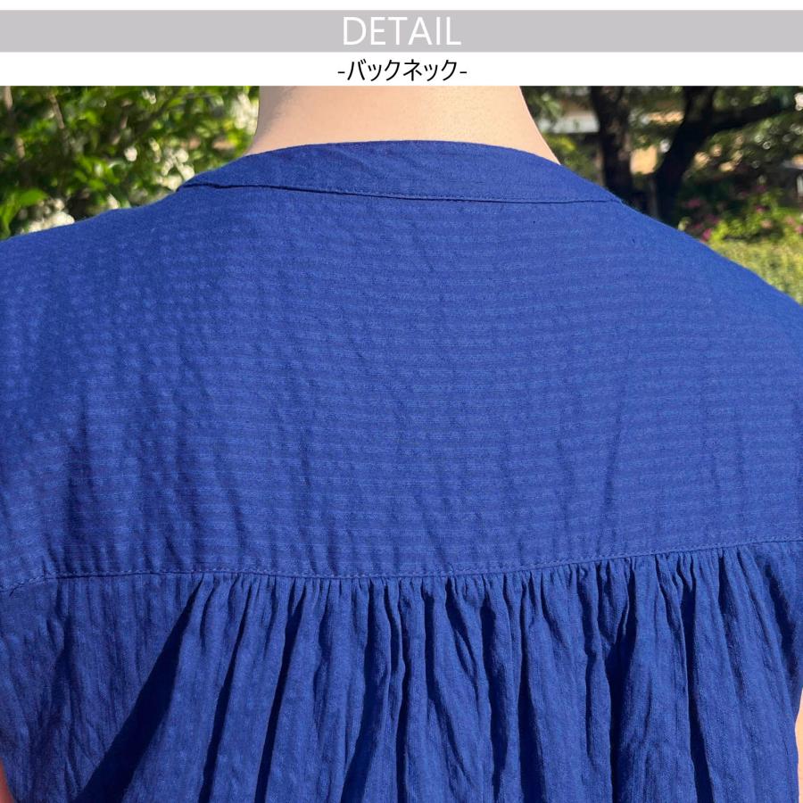 ワンピース レディース コットンワンピース 涼しい 半袖 フレンチ
