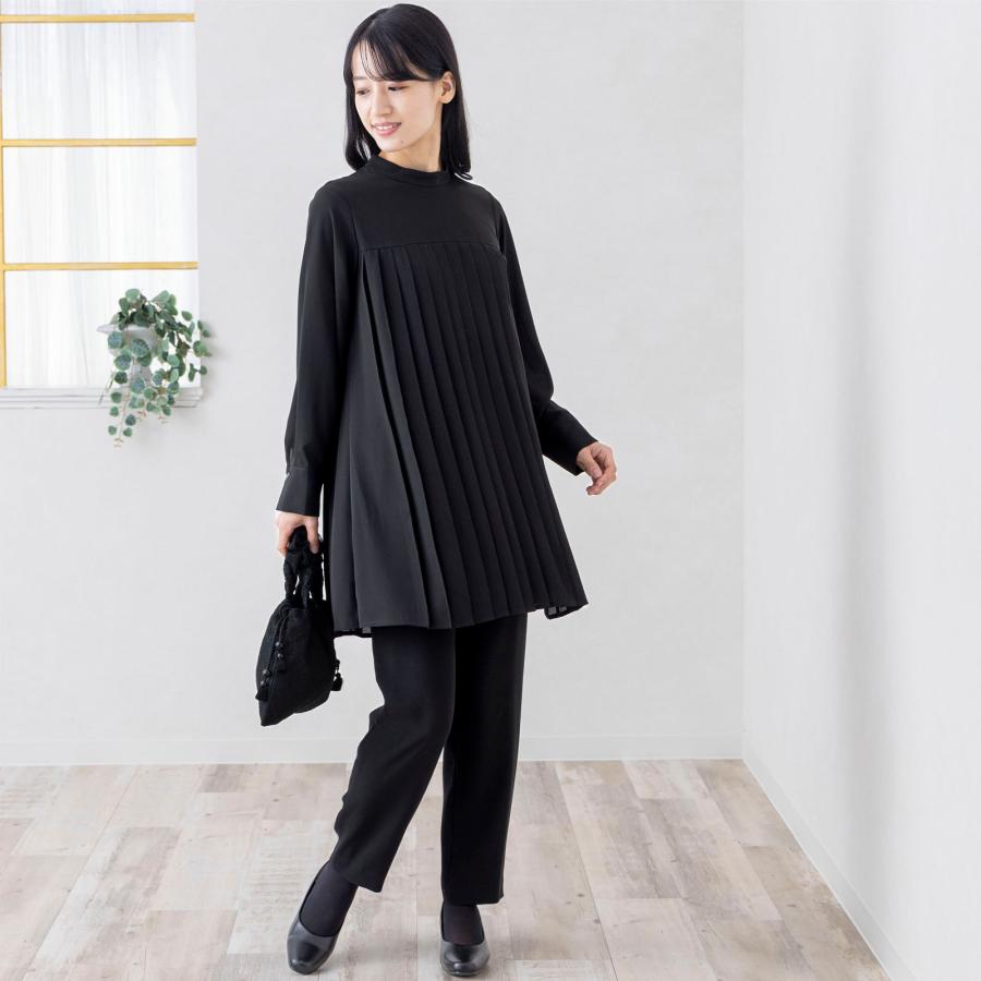 喪服 レディース セットアップ 礼服 ブラックフォーマル チュニック