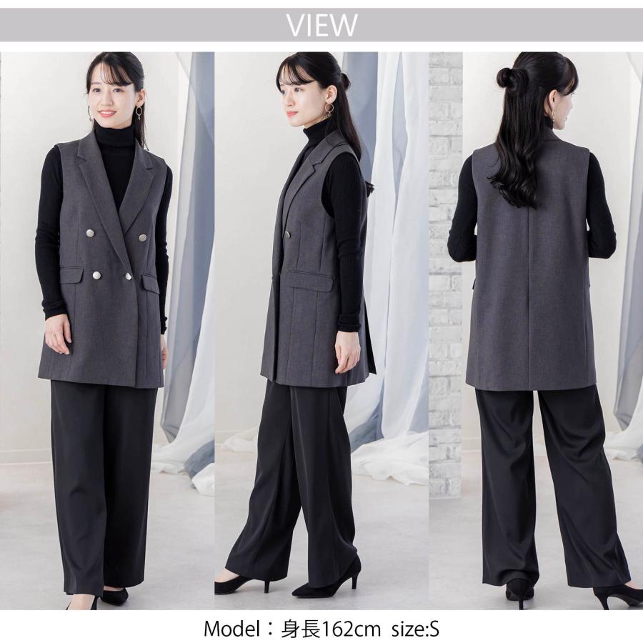 テーラード ジレ ベスト 通勤服 レディース セレモニー オフィス 