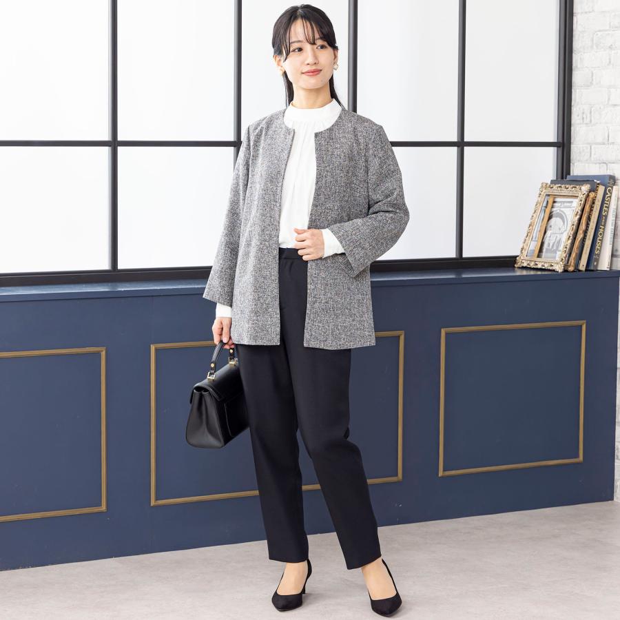 ツイードジャケット ジャケット レディース オフィス 通勤 通勤服 大人 